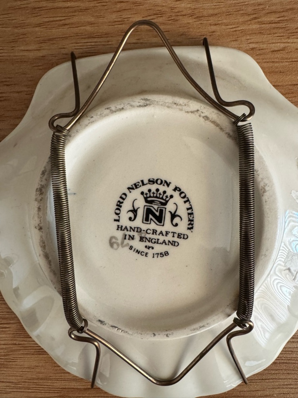 Vintage Bovril advertising dish produced by Lord Nelson Pottery in England - Picture 6 of 6